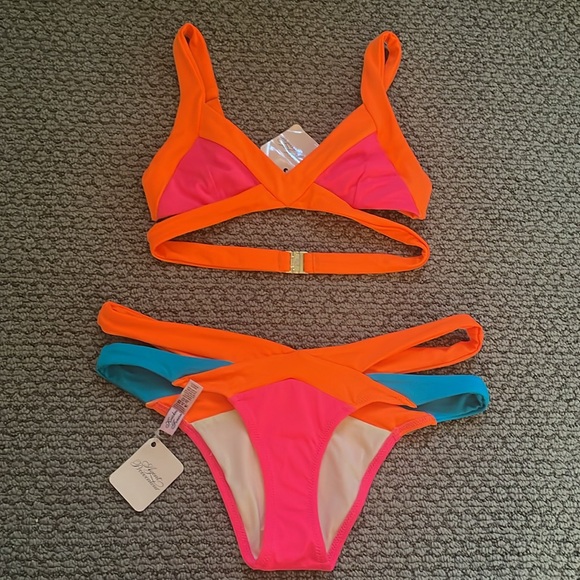 Agent Provocateur Mazzy Bikini in Popstar - Picture 3 of 7